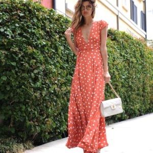 Tularosa Sid Wrap Maxi Dress